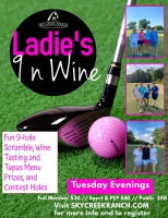 Ladies Nine and Wine - 6/28